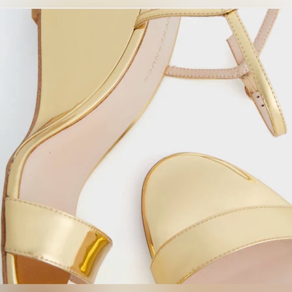 Tuckernuck Gold Metallic Delphine Wedges | 7 | NIB | $275 Retail - Picture 5 of 8